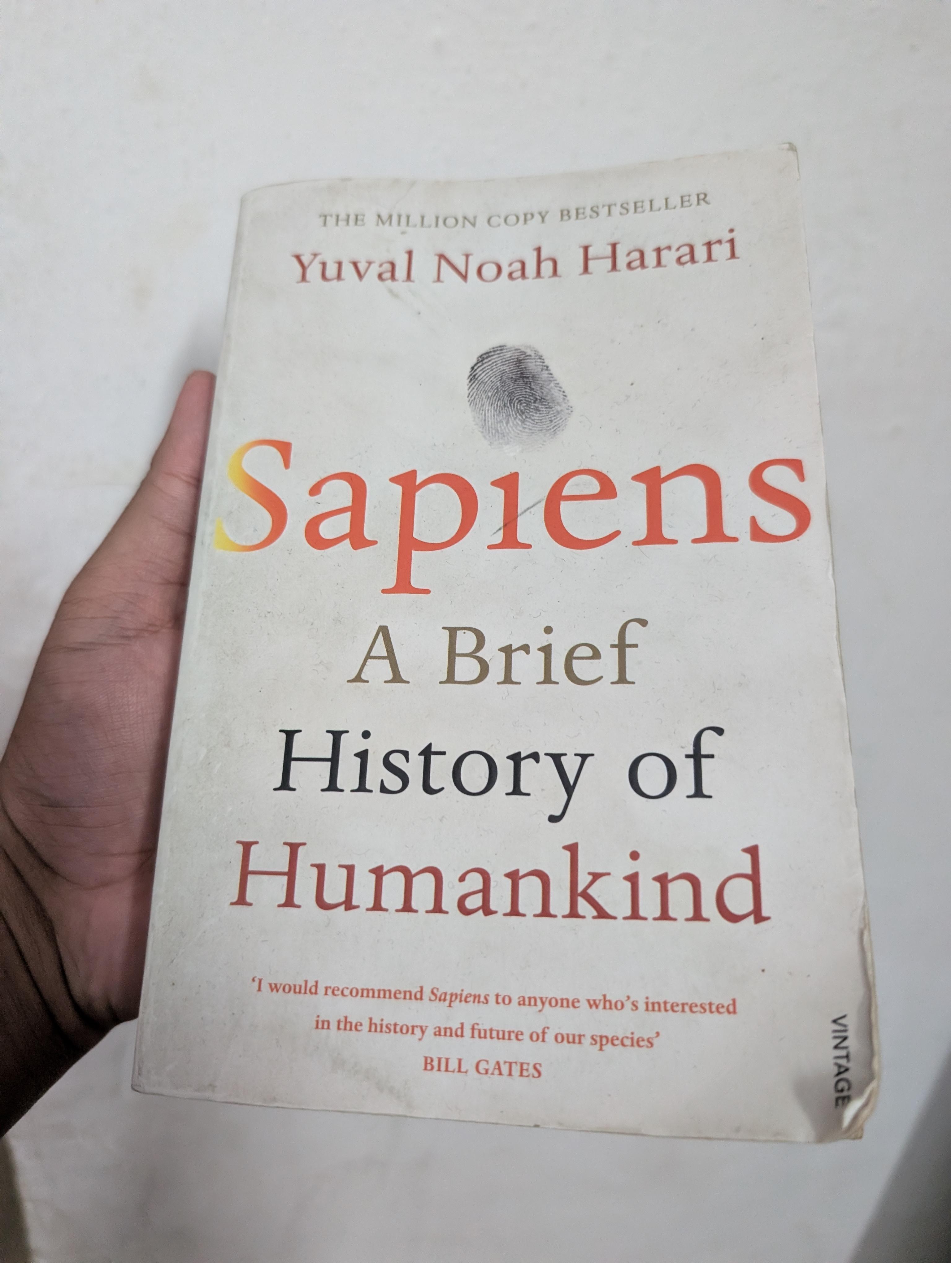 My copy of Sapiens
